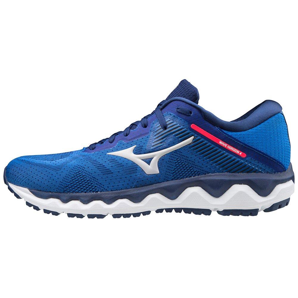 Mizuno Men's Running Shoes Wave Horizon 4 Blue/Pink - JEFSKBY-48